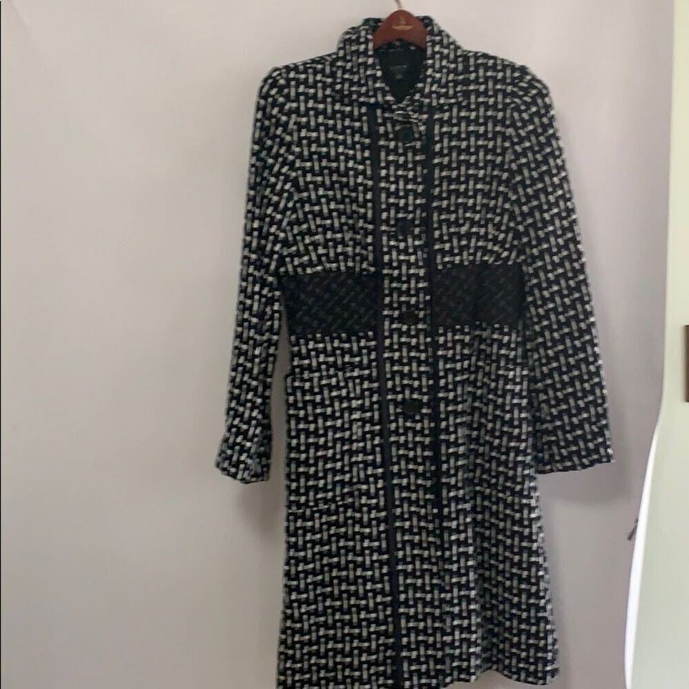 WOMEN BLACK & WHITE‎ VIEW SUIT BLAZER JACKE…
